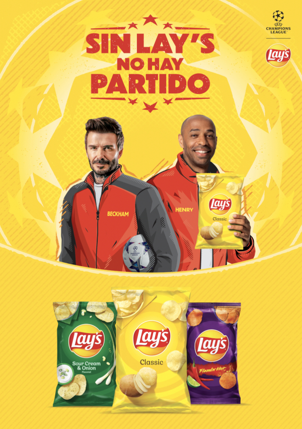 Lay&#039;s and soccer icons David Beckham and Thierry Henry will surprise 75,000 fans in the epic return of No Lay&#039;s, No Match