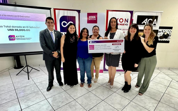 Avon donates for the development of actions to end gender-based violence