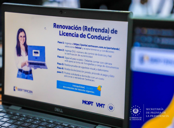 Government announces digitalization of new procedures through Sertracen's online platform