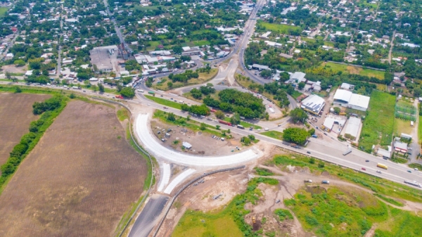 US$30 million invested for the construction of the Claudia Lars peripheral road that will seek to reduce traffic in the western area of the city