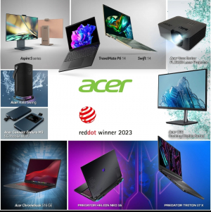 Productos Acer para estilos de vida variados reciben los premios Red Dot a la innovación en diseño