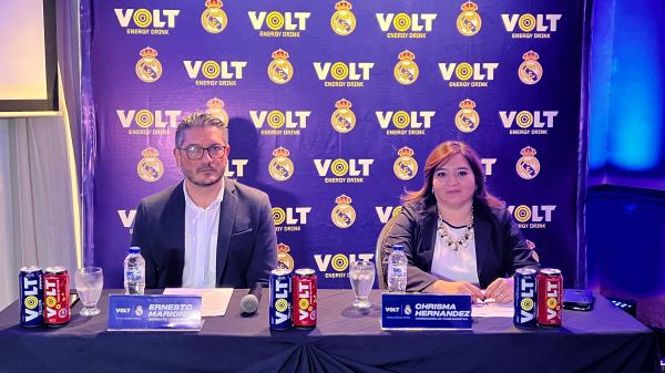 La marca, VOLT de grupo AJE, será sponsor oficial del  Club deportivo Real Madrid