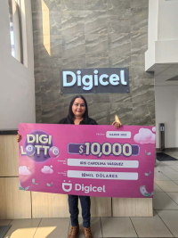 Digicel ends the "Digilotto" by thanking its customers for their loyalty and awarding $80,000 in prizes!
