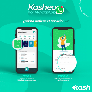 KASH now offers transfers via WhatsApp in Costa Rica, Guatemala, Honduras and El Salvador