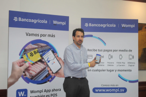Bancoagrícola&#039;s Wompi App is now also POS