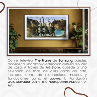 Descubre The Frame, el televisor de Samsung que te permite decorar el entorno con diferentes tipos de arte y fotografías