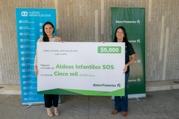 Banco Promerica se solidariza y reafirma su apoyo a la labor de aldeas infantiles SOS