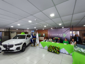 COASPAE de R.L. raffled the first BMW X5 van year 2023, with the “COASPAE innova 2022, sube de nivel” promotion