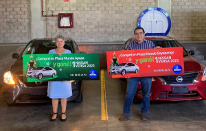 Plaza Mundo gave away two Nissan Versa 2023 thanks to the loyalty of its customers!