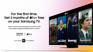 Samsung Smart TV users can now enjoy Apple TV+ free for three months
